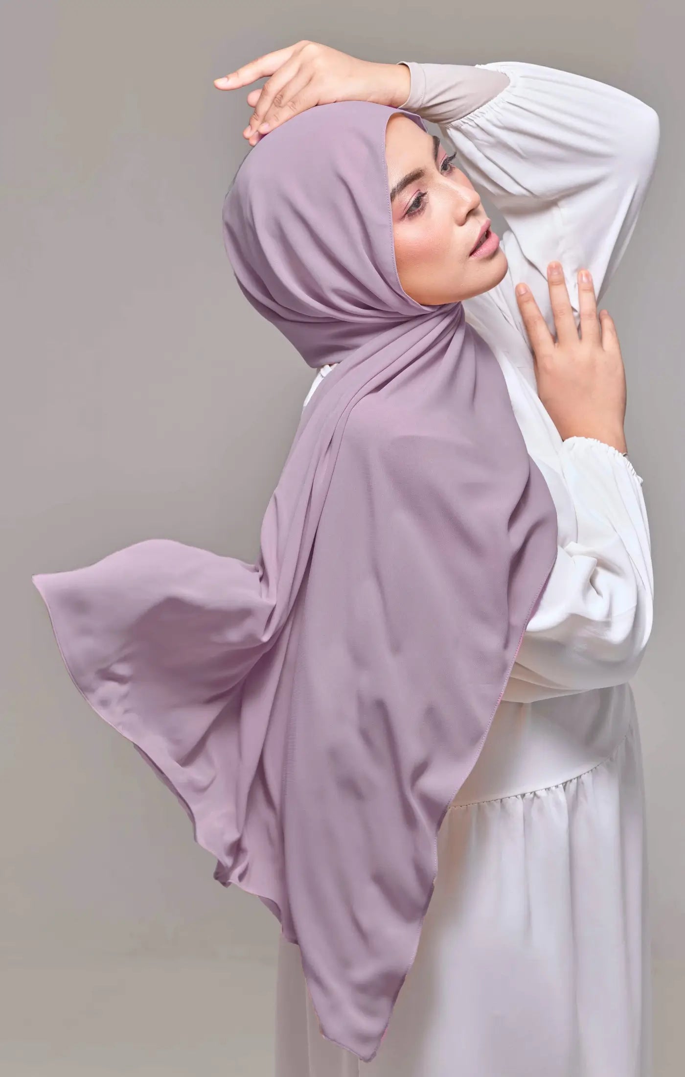 Faura Shawl | Smokey Purple